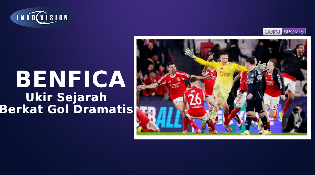 Benfica Ukir Sejarah atas Real Madrid Berkat Gol Dramatis Sang Kiper