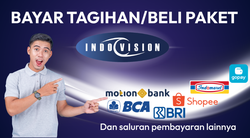 Pembayaran Beli Paket Bisa Dimana Saja, Kini Semakin Mudah di Indovision